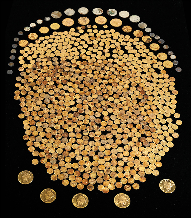 Muž z Kentucky našel poklad zlatých dolarových mincí za stamiliony
